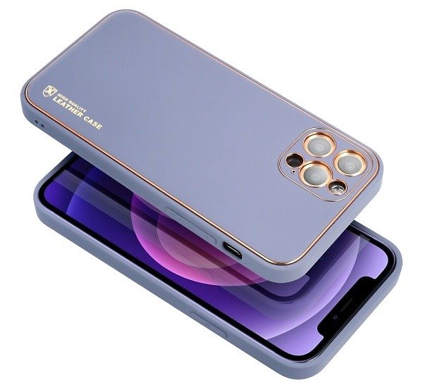 Ochranný kryt Forcell LEATHER pro Samsung Galaxy A03s, modrá