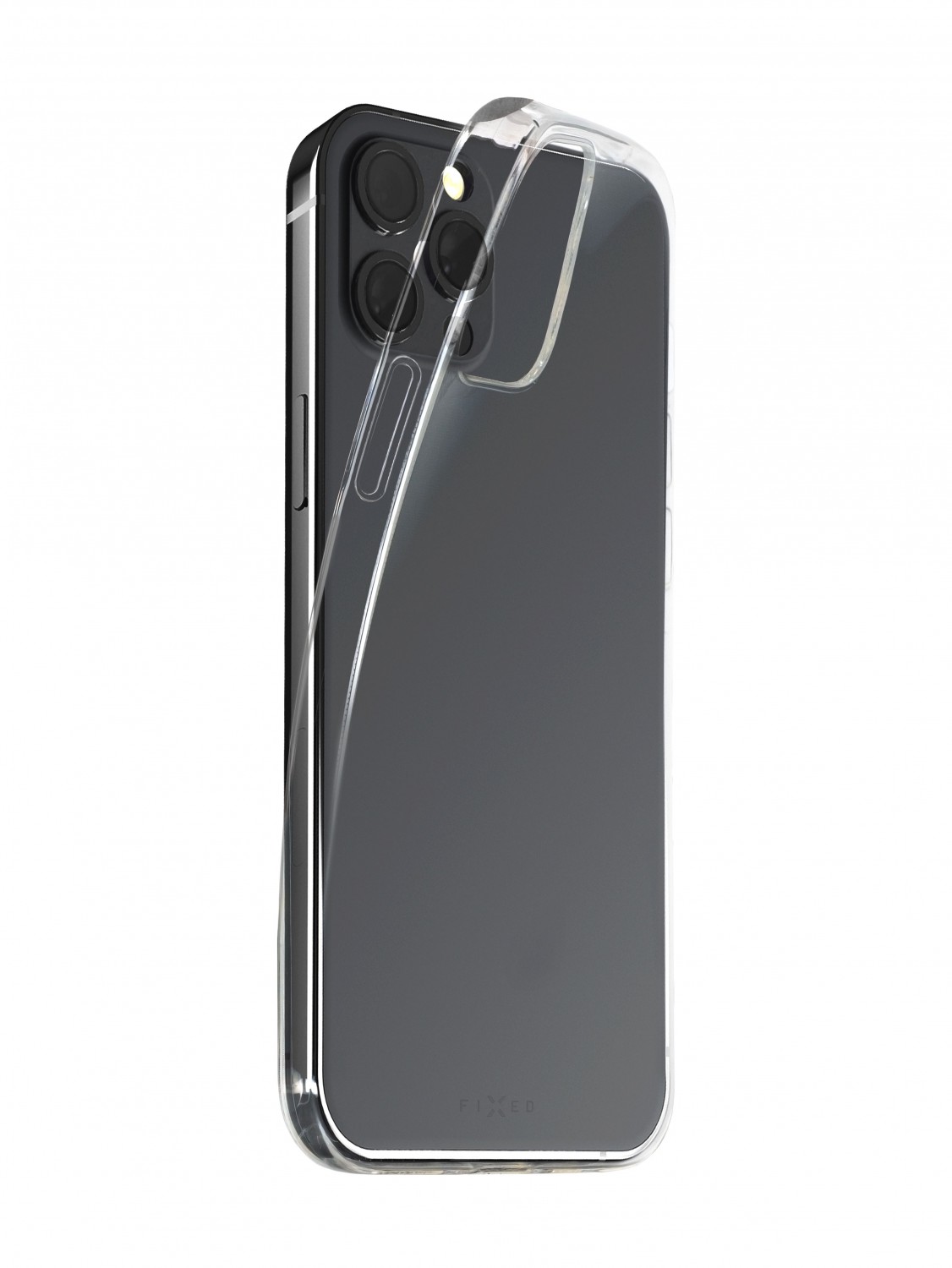 Zadní TPU gelové pouzdro FIXED Slim AntiUV pro Apple iPhone 13, čirá