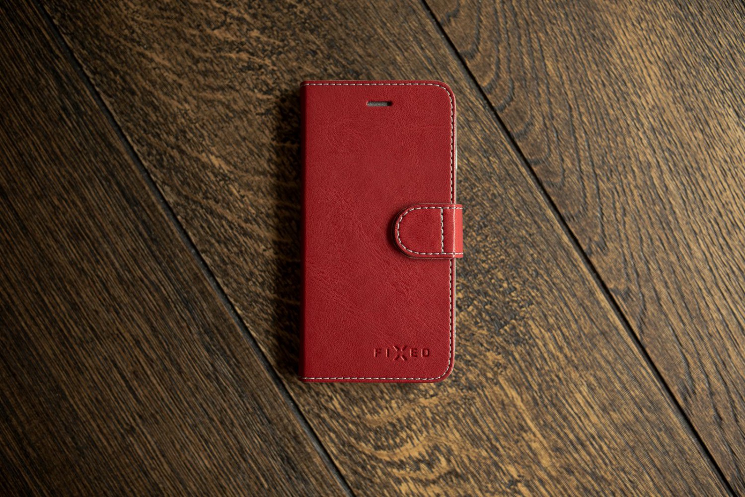 Flipové pouzdro FIXED FIT pro Apple iPhone 13, červená