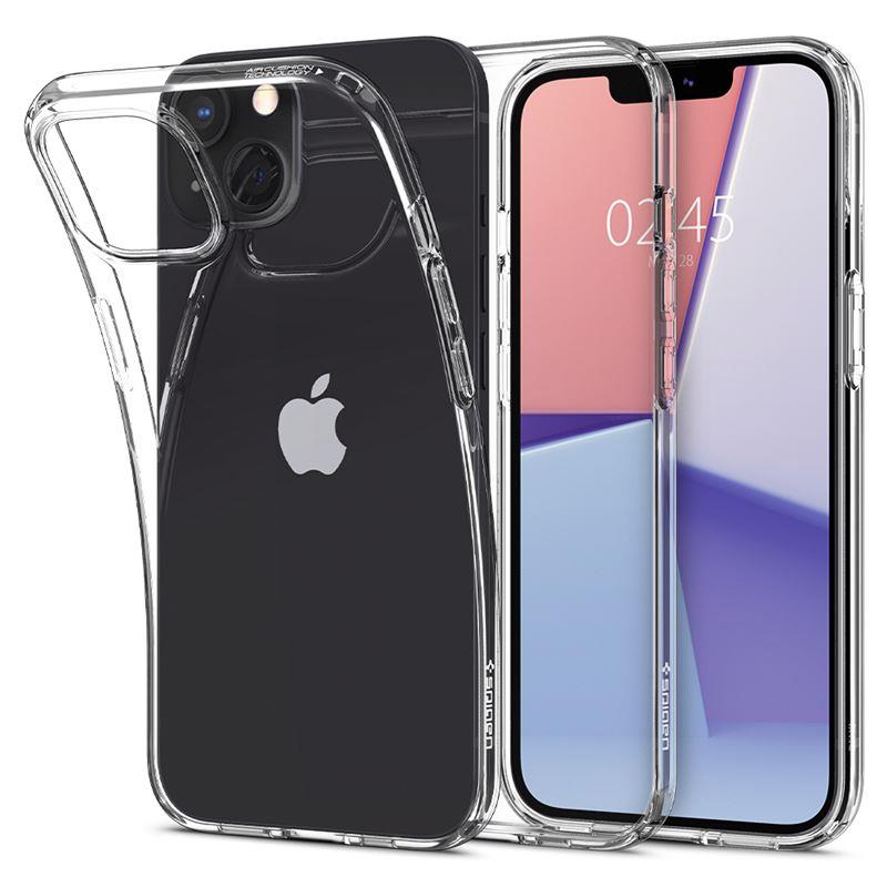 Ochranný kryt Spigen Liquid Crystal pro Apple iPhone 13 mini, transparentní