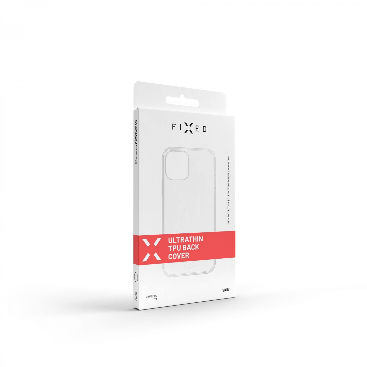 Levně Ultratenké TPU gelové pouzdro FIXED Skin pro Apple iPhone 13 Pro, čirá