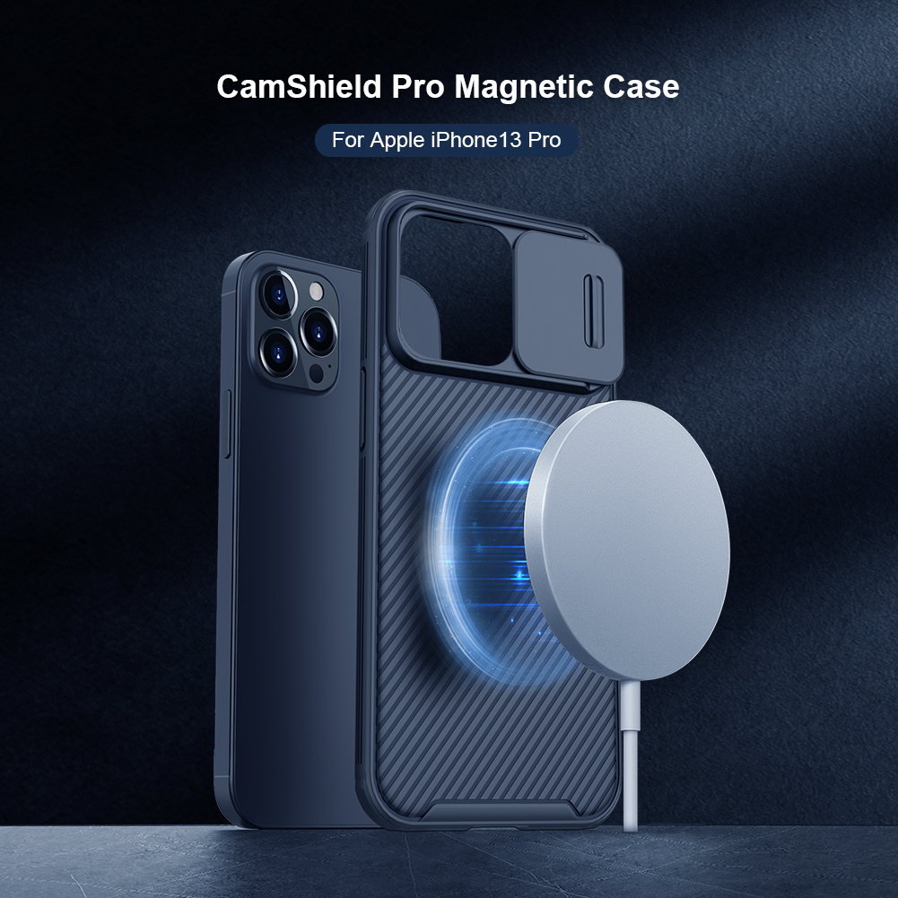 Zadní kryt Nillkin CamShield Pro Magnetic pro Apple iPhone 13 Pro, černá