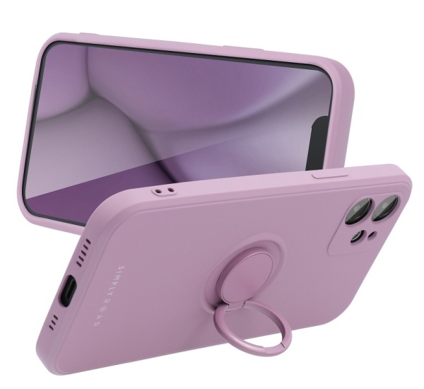 Levně Zadní kryt Roar Amber pro Apple iPhone 13, fialová