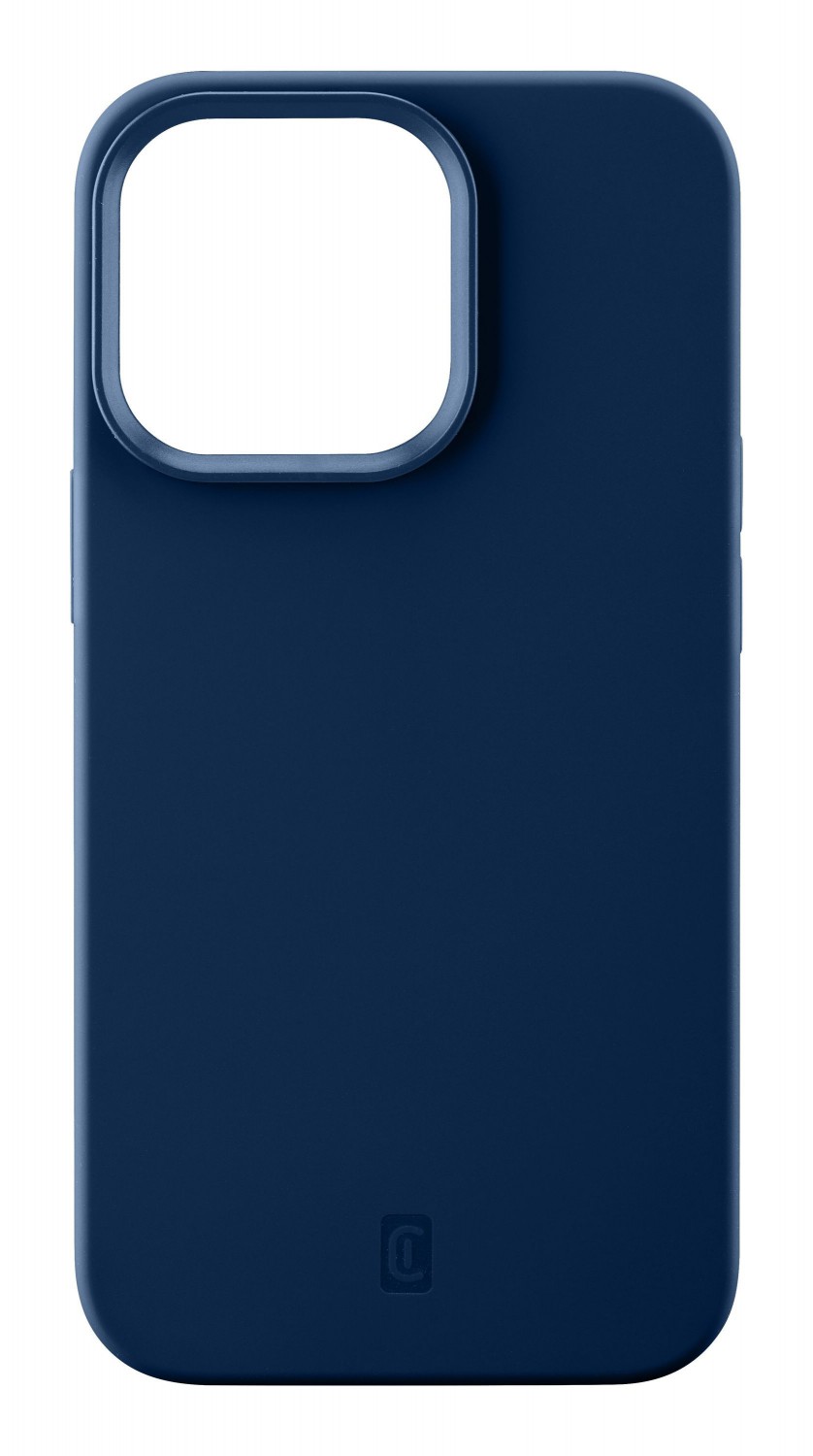 Levně Silikonový kryt Cellularline Sensation pro Apple iPhone 13 Pro Max, modrá