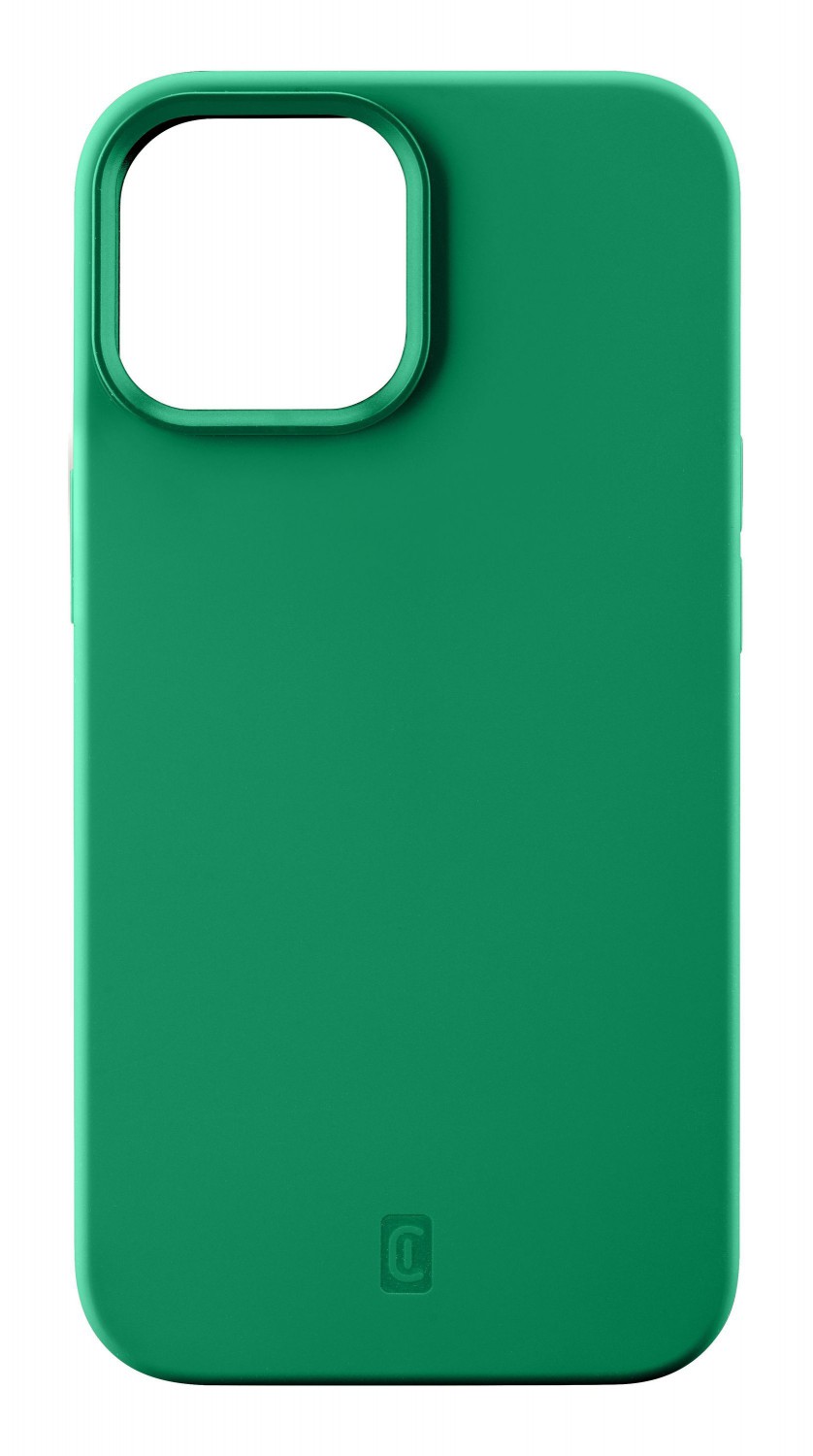 Levně Silikonový kryt Cellularline Sensation pro Apple iPhone 13, zelená