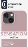 Silikonový kryt Cellularline Sensation pro Apple iPhone 13, růžová