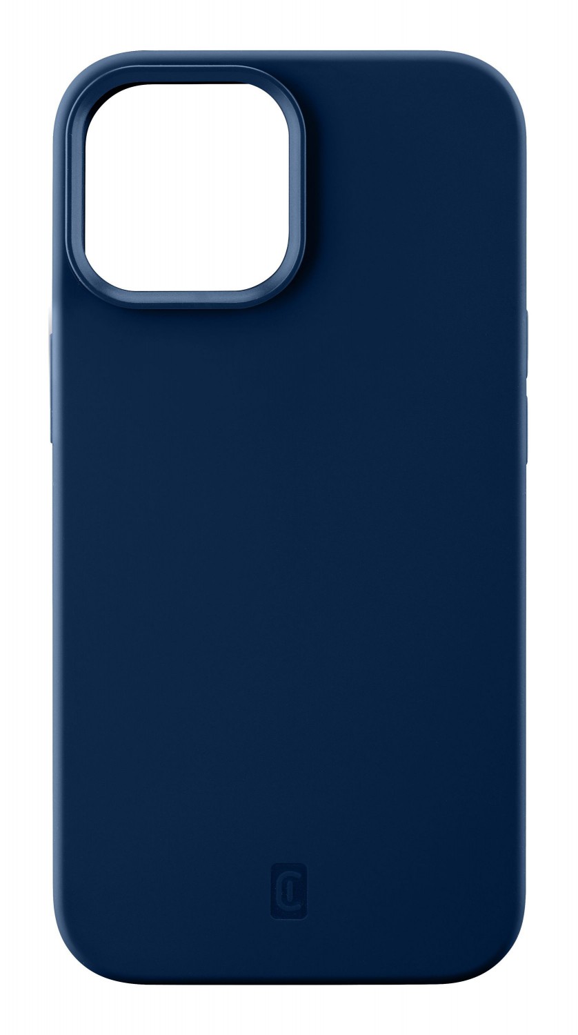 Levně Silikonový kryt Cellularline Sensation pro Apple iPhone 13, modrá