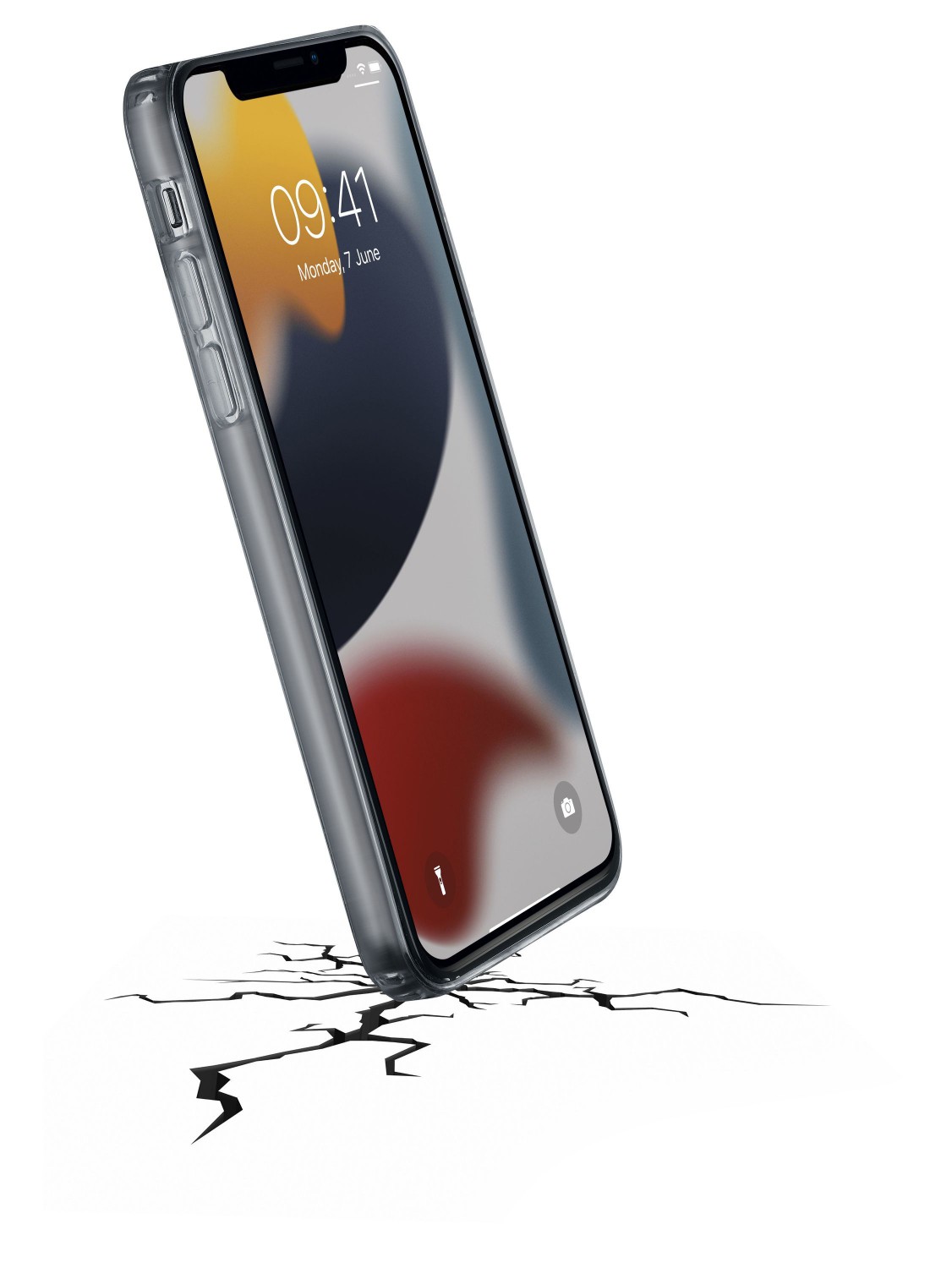 Zadní kryt Cellularline Clear Duo pro Apple iPhone 13 Mini, transparentní