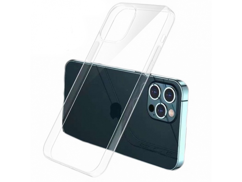Stylový kryt Clear TPU Case pro Apple iPhone 13 Pro, transparentní