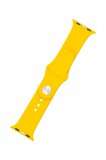 Set silikonových řemínků FIXED Silicone Strap pro Apple Watch 42/44/45 mm, žlutá