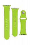 Set silikonových řemínků FIXED Silicone Strap pro Apple Watch 38/40/41 mm, zelená