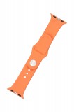 Set silikonových řemínků FIXED Silicone Strap pro Apple Watch 38/40/41 mm, oranžová