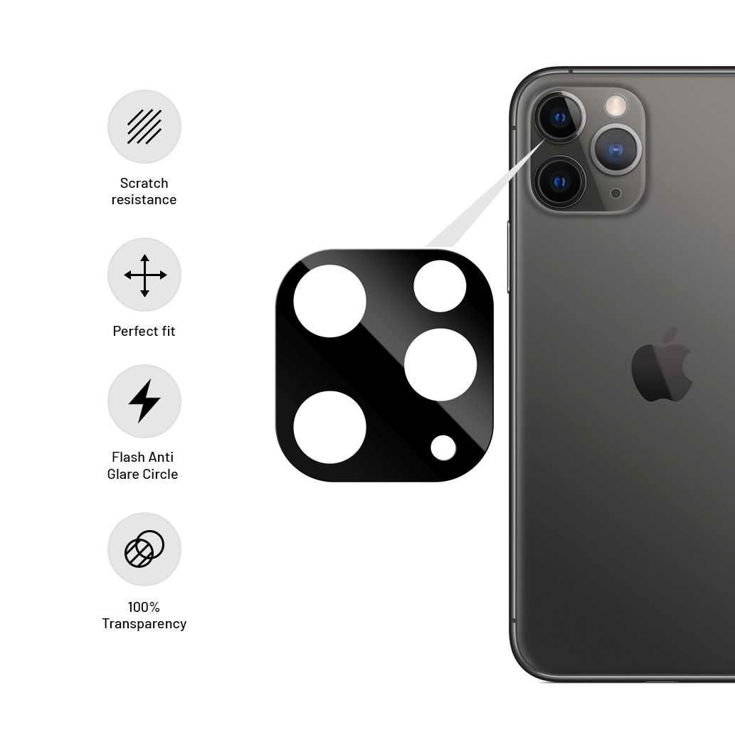 Levně Ochranné sklo fotoaparátu FIXED pro Apple iPhone 11 Pro/11 Pro Max