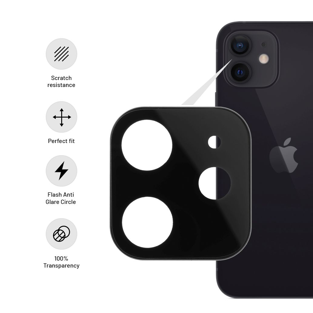 Levně Ochranné sklo fotoaparátu FIXED pro Apple iPhone 13 Mini