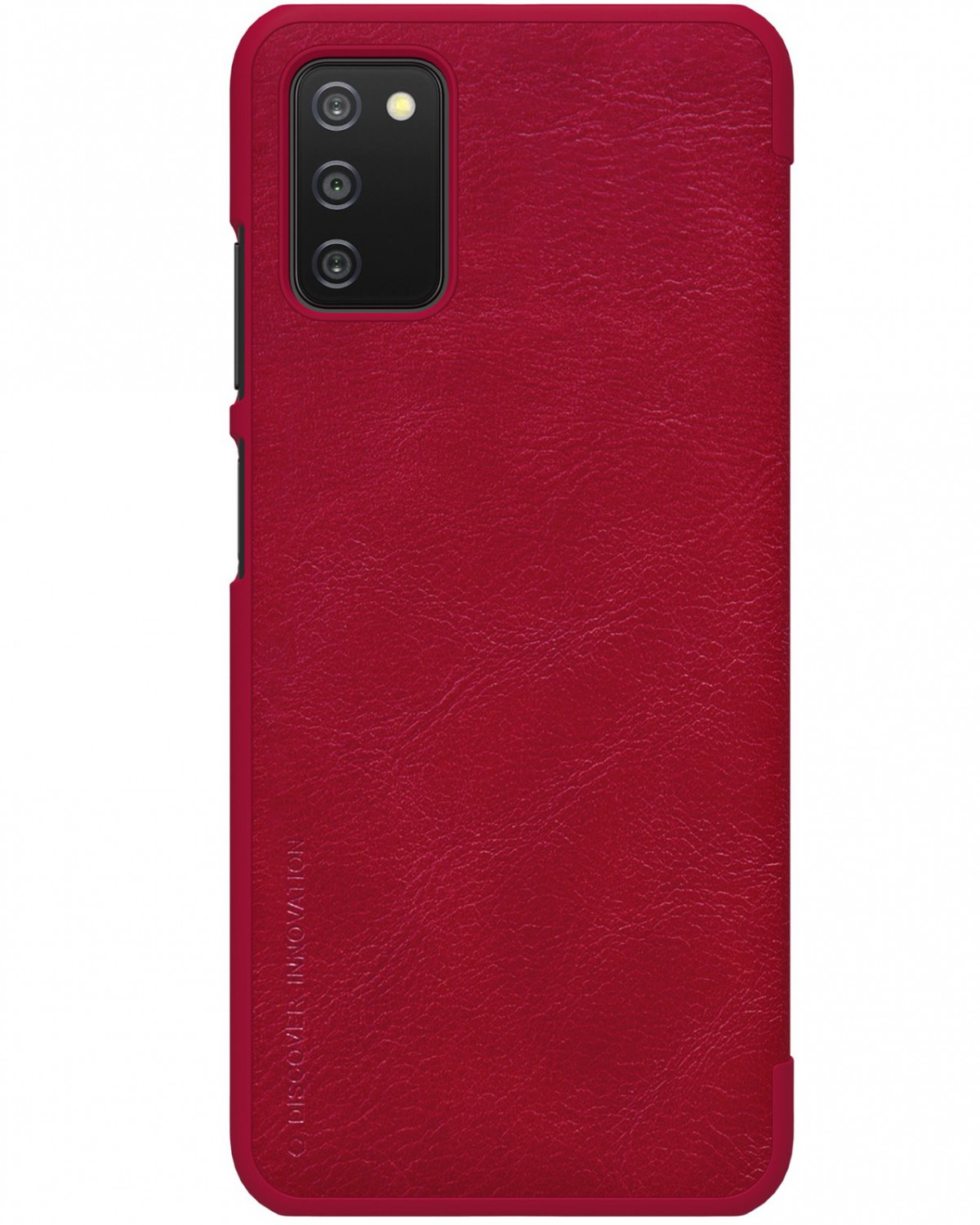 Nillkin Qin flipové pouzdro pro Samsung Galaxy A03s, červená