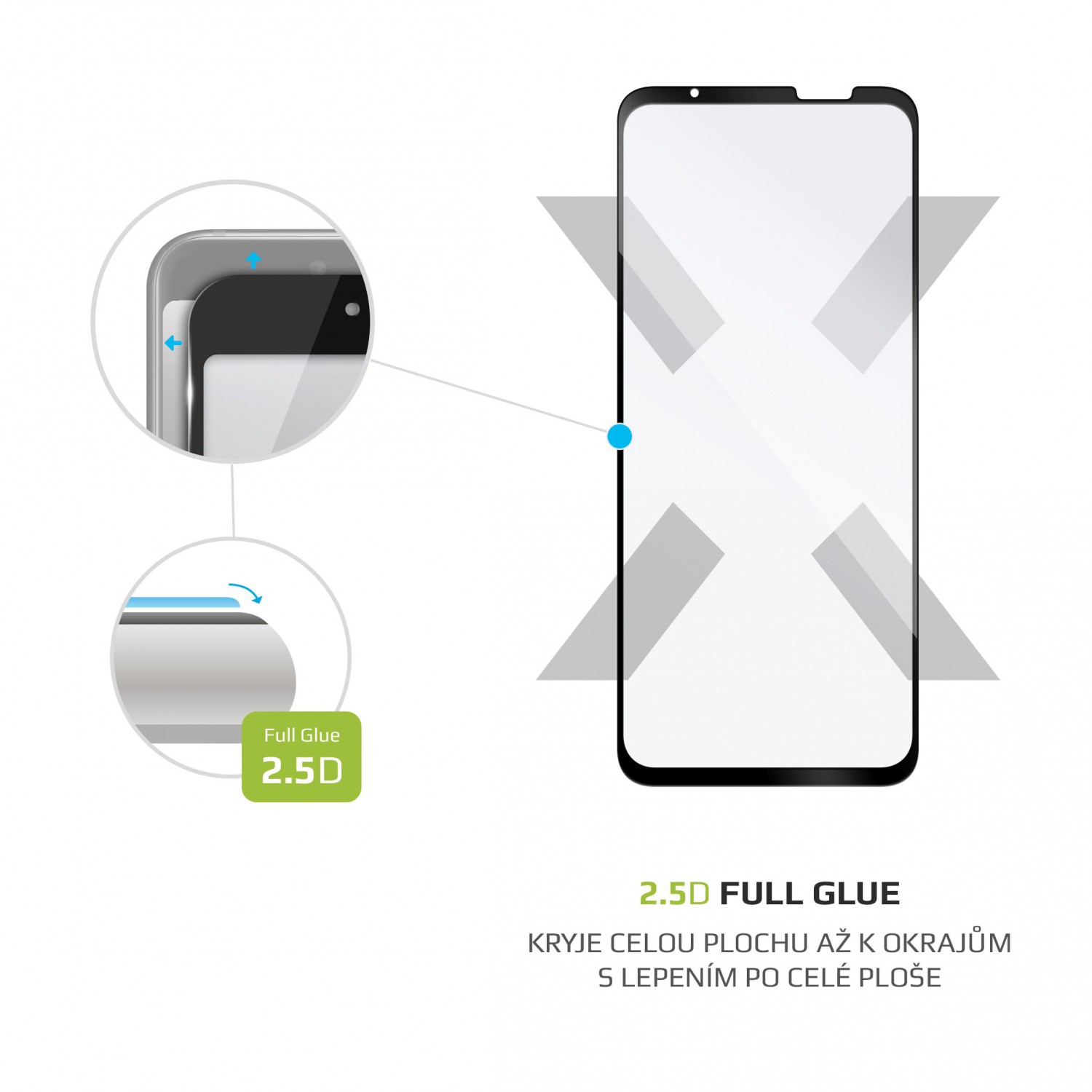 Tvrzené sklo FIXED Full-Cover pro Asus ROG Phone 5s black