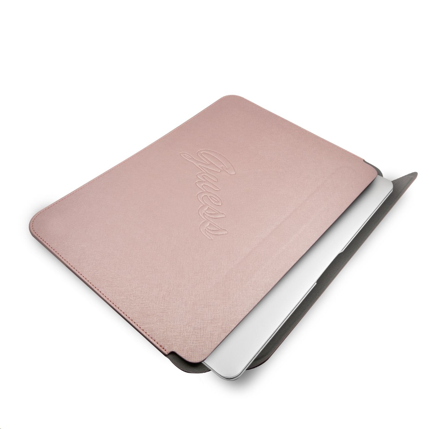 Guess Saffiano Computer Sleeve GUCS13PUSASPI pouzdro na notebook 13" pink