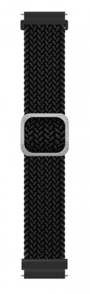 Textilní řemínek ALIGATOR 22mm, černá