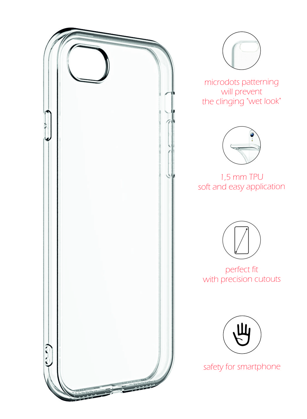 Silikonové pouzdro Swissten Clear Jelly pro Samsung Galaxy A22 5G, transparentní