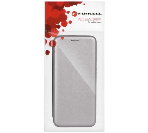 Forcell Elegance flipové pouzdro, obal, kryt Xiaomi Redmi 10, šedá
