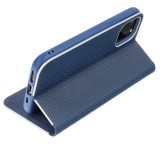 Forcell Luna Carbon flipové pouzdro, obal, kryt Samsung Galaxy A22, modrá