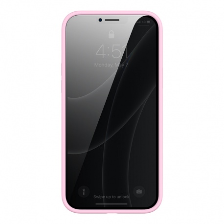 Baseus Liquid Gel ochranné pouzdro, obal, kryt Apple iPhone 13 Pro Max, růžová