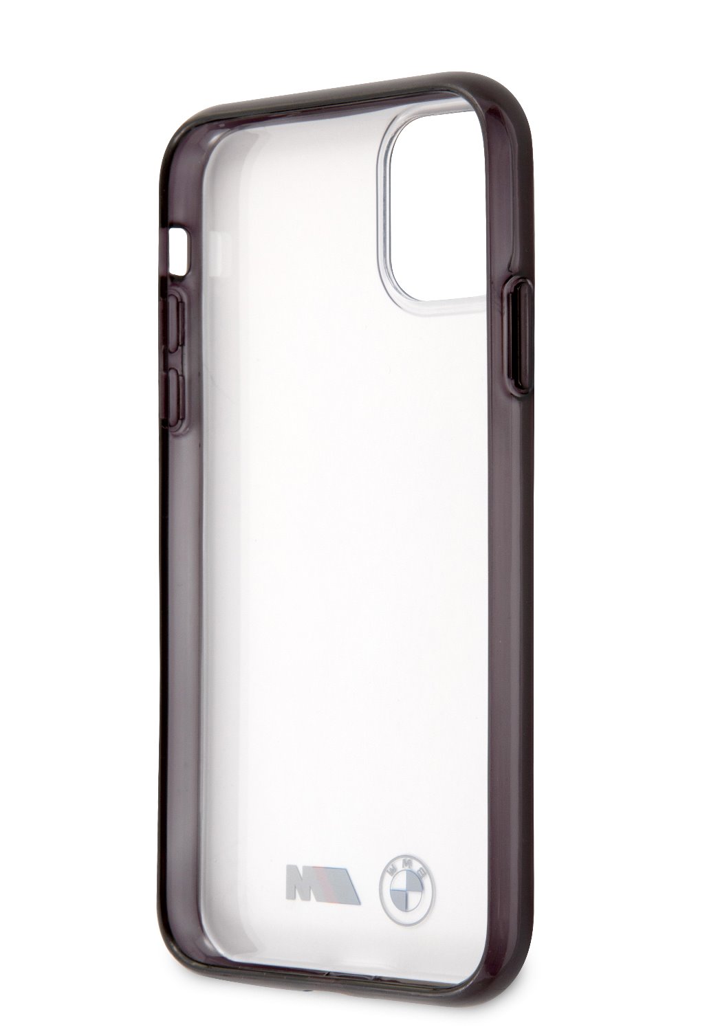 BMW M Metallic Black Edges zadní kryt BMHCP12LMBTOK Apple iPhone 12 Pro Max 6.7, transparentní