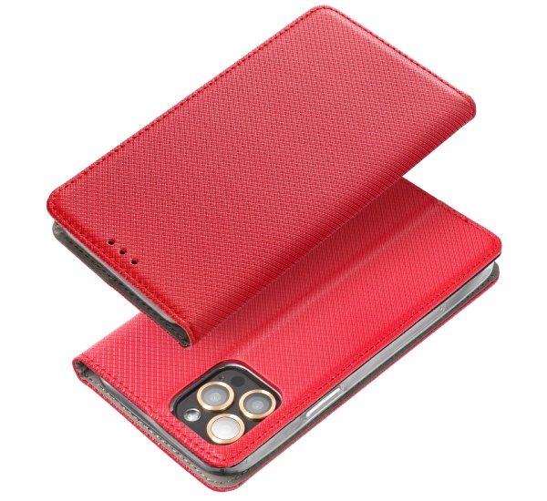 Smart Magnet flipové pouzdro Apple iPhone 13 Pro, červená