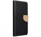 Fancy Diary flipové pouzdro, obal, kryt Samsung Galaxy A03s, černá/zlatá 