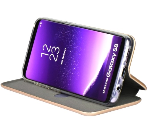 Forcell Elegance flipové pouzdro, obal, kryt Samsung Galaxy A03s, zlatá