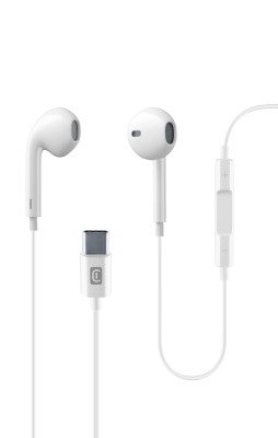 Sluchátka Cellularline ORBIT s konektorem USB-C, bílá