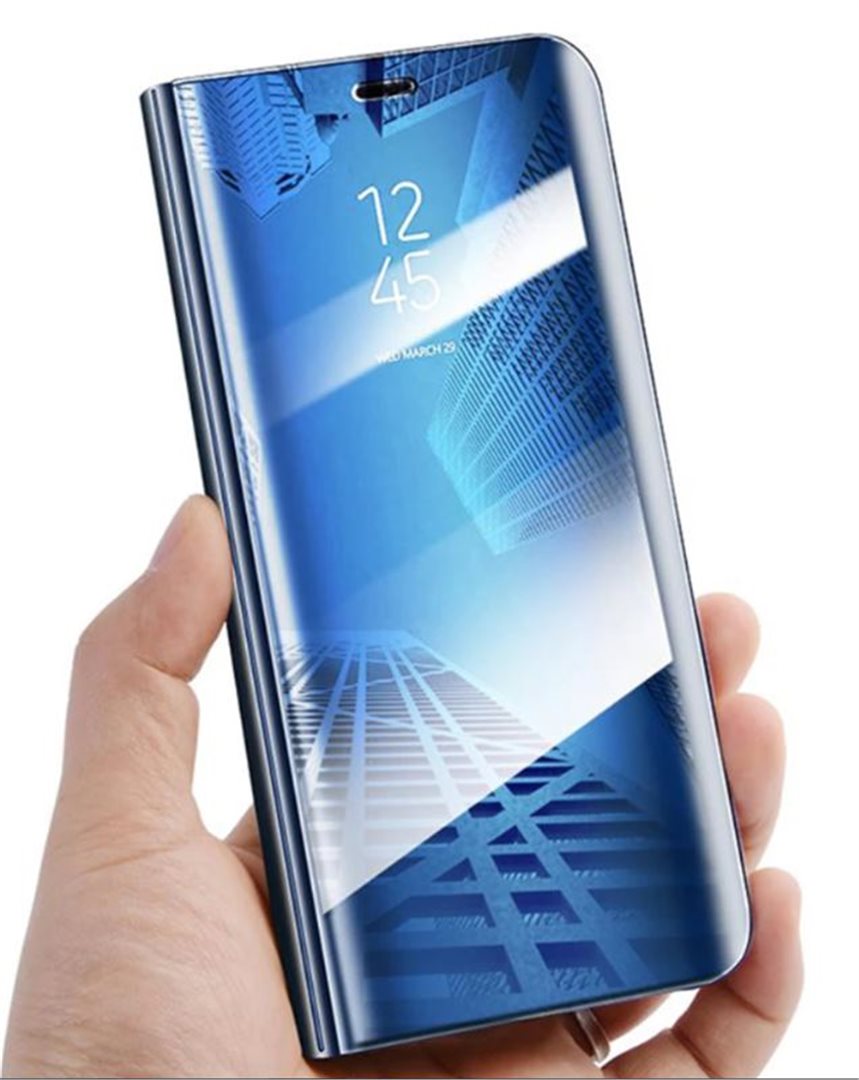 Cu-Be Clear View flipové pouzdro, obal, kryt Samsung Galaxy A52 / A52 5G / A52s, modrá