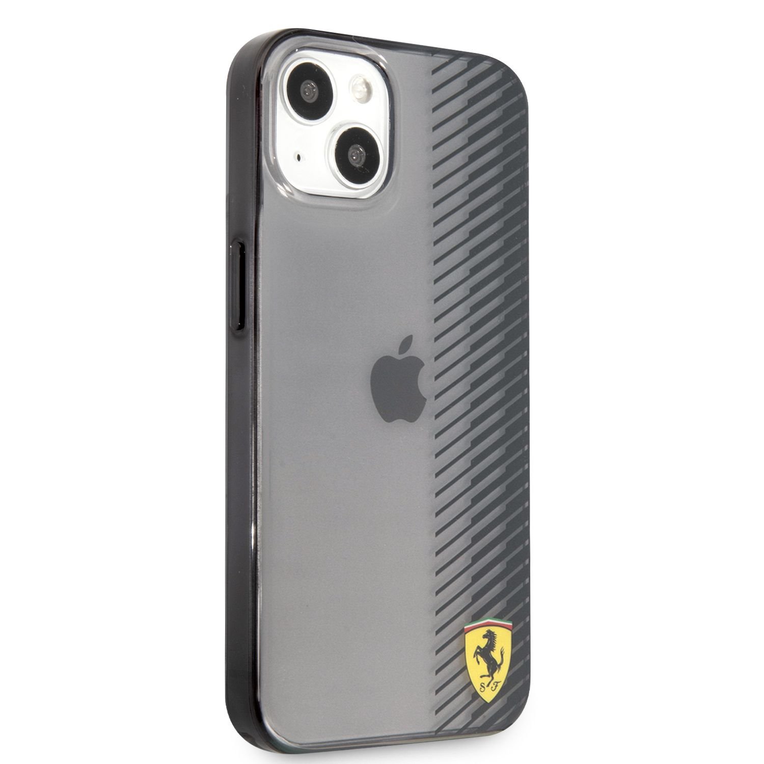 Ferrari Gradient zadní kryt FEHCP13MUYEK Apple iPhone 13, černá