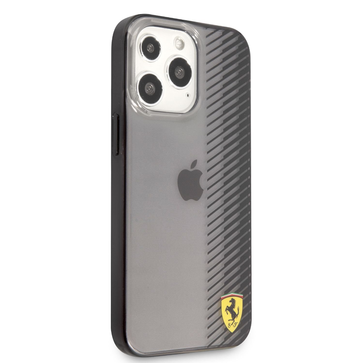 Levně Ferrari Gradient zadní kryt FEHCP13LUYEK Apple iPhone 13 Pro, černá