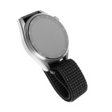 Nylonový řemínek FIXED Nylon Strap pro smartwatch, šířka 20mm, reflexní černá