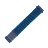Nylonový řemínek FIXED Nylon Strap pro smartwatch, šířka 22mm, temně modrá