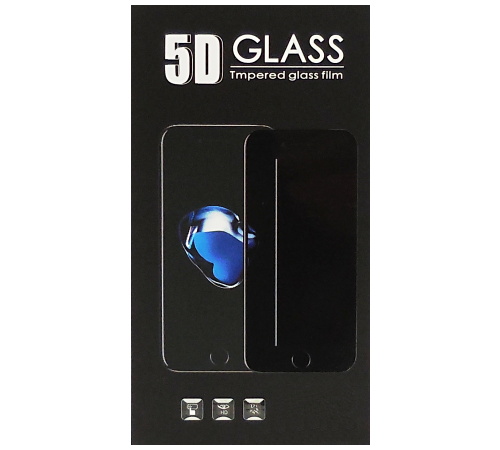 Tvrzené sklo 5D pro Apple iPhone 13, černá