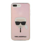 Zadní kryt Karl Lagerfeld PC/TPU Head KLHCI8LPCKHML pro Apple iPhone 7/8 Plus Iridescent 
