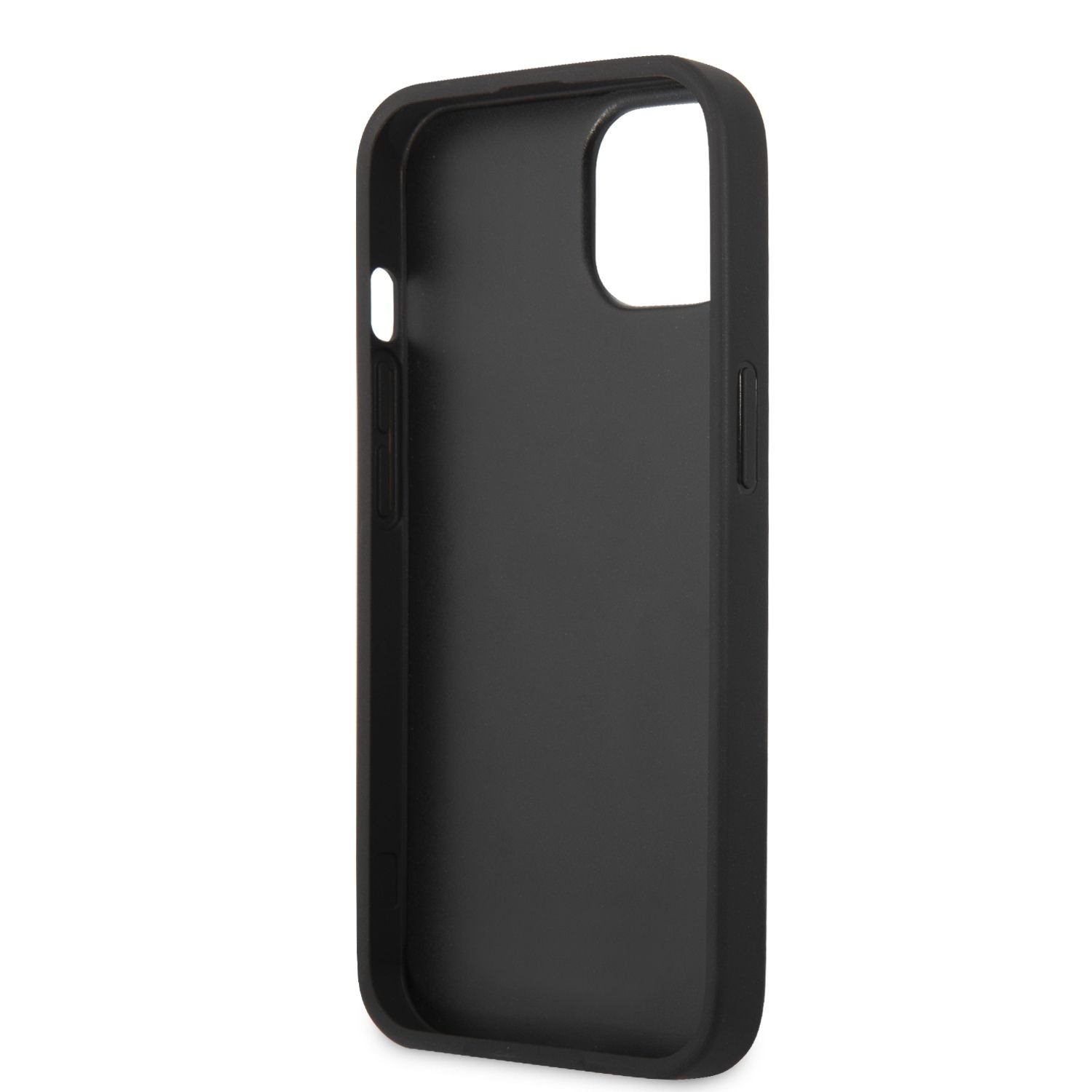Zadní kryt Guess PU Leather Saffiano GUHCP13MPSASBBK pro Apple iPhone 13, černá