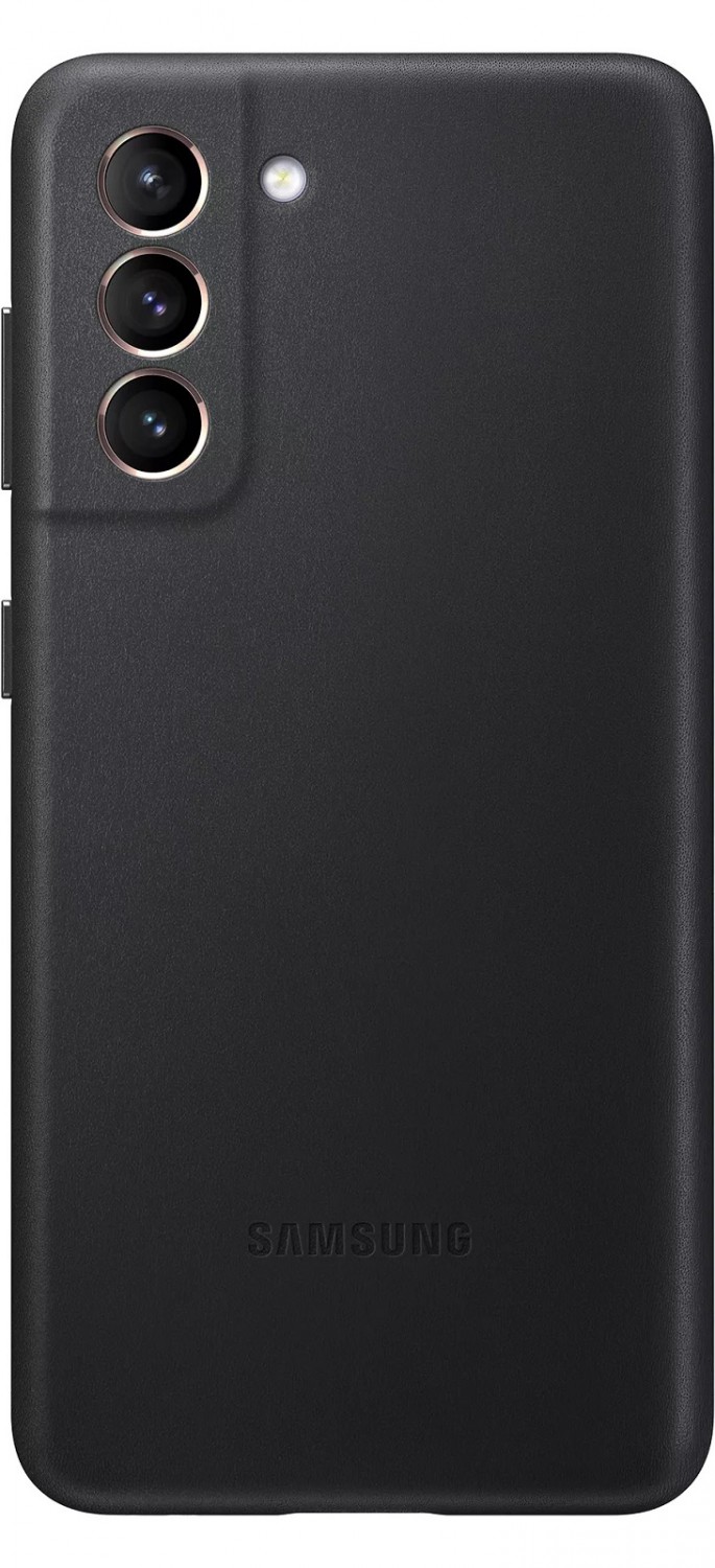 Ochranný kryt Samsung Leather Cover pro Samsung Galaxy S21, černá