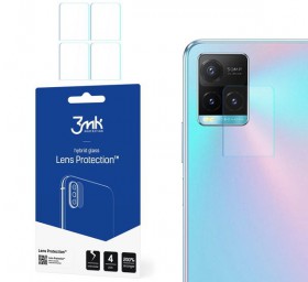 Hybridní sklo 3mk Lens ochrana kamery pro Vivo Y33s (4ks)