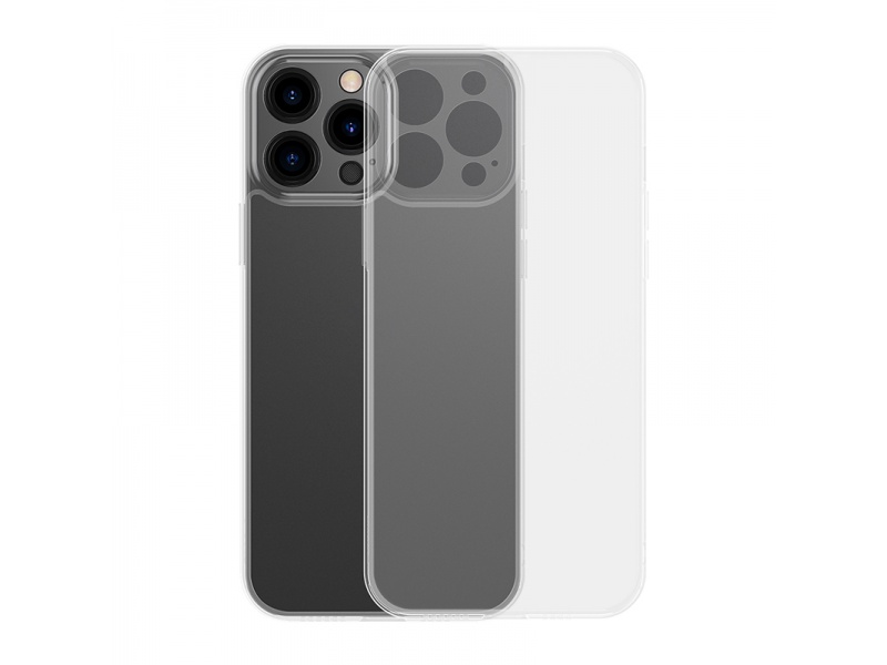 Ochranné pouzdro Baseus Frosted Glass Protective Case pro Apple iPhone 13 Pro, transparentní