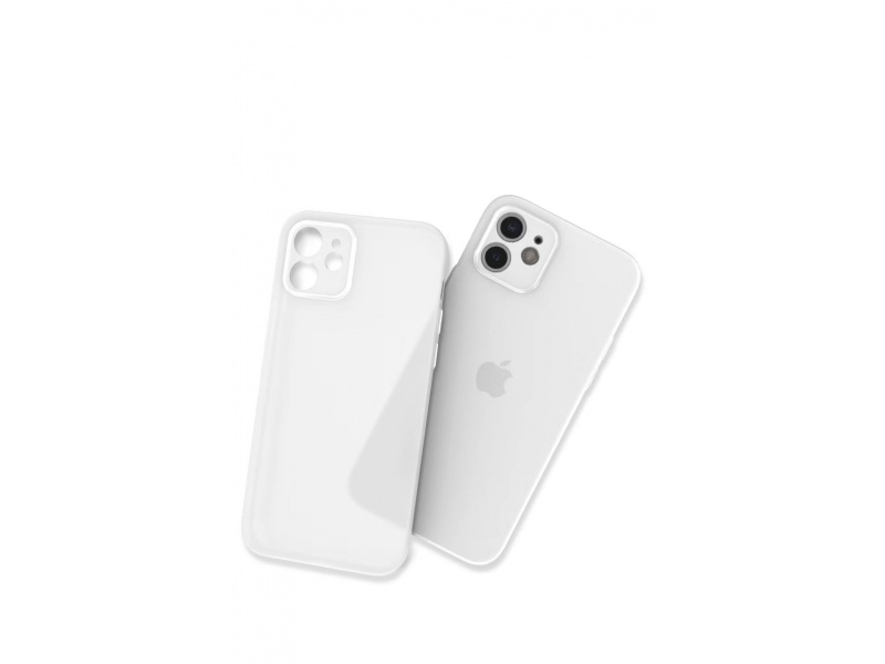 Levně Ochranné pouzdro Ultra Thin Matte Case pro Apple iPhone 13 Pro Max, transparentní bílá