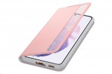 Flipové pouzdro, obal, kryt na Samsung Galaxy S21+, Clear View EF-ZG996CPE, růžová