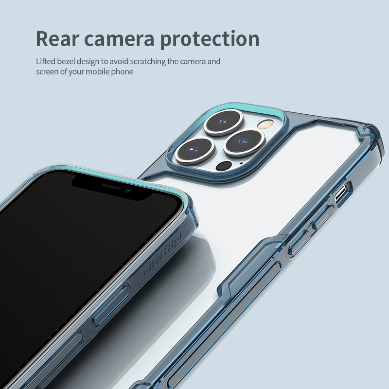 Ochranný kryt Nillkin Nature TPU PRO pro Apple iPhone 13 Pro, transparentní