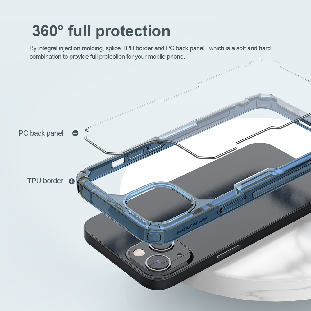 Ochranný kryt Nillkin Nature TPU PRO pro Apple iPhone 13, transparentní