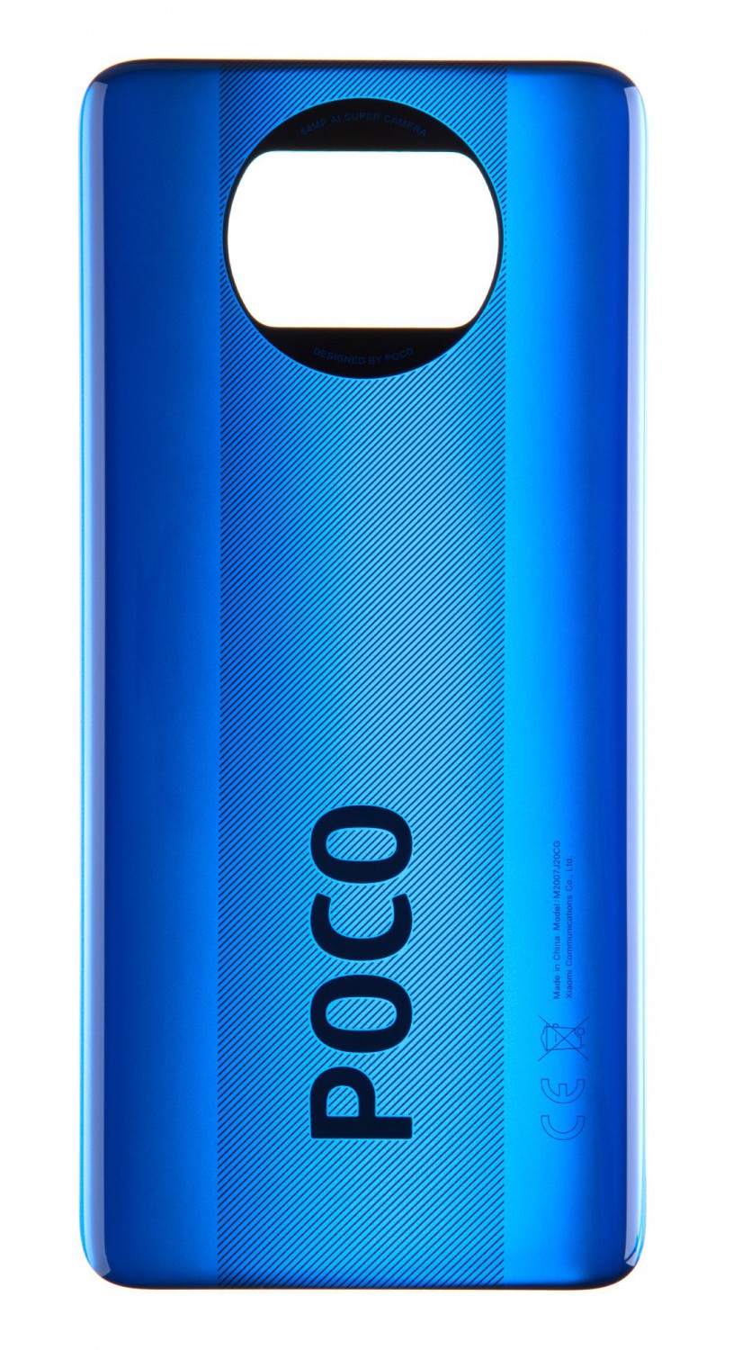 Kryt baterie Xiaomi Poco X3, cobalt blue (Service Pack)