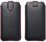 Univerzální pouzdro na Nokia C5 / E52 / 515, Forcell Pocket Ultra Slim M4, černá
