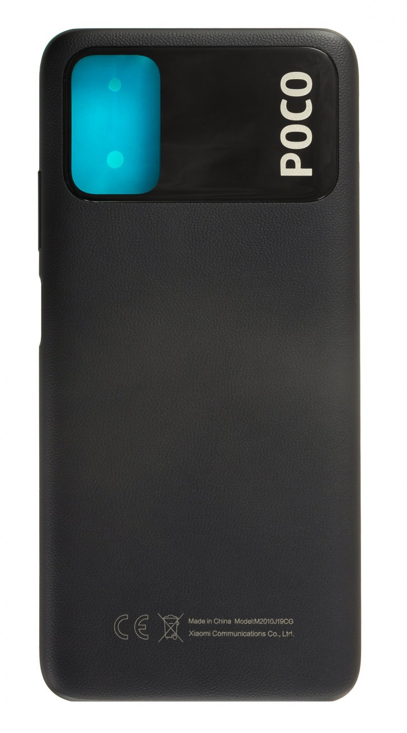 Kryt baterie pro Xiaomi Poco M3, černá 