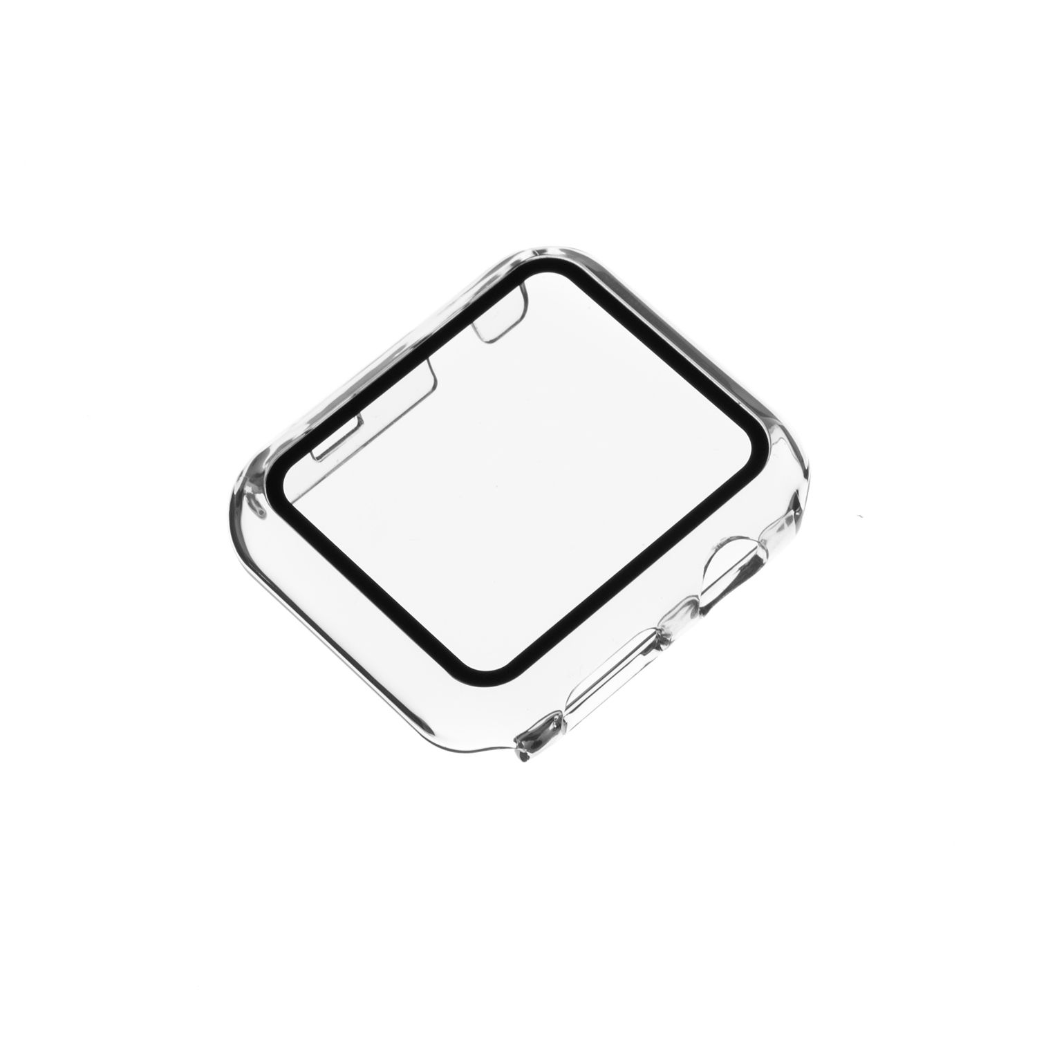 Levně Ochranné pouzdro FIXED Pure s tvrzeným sklem pro Apple Watch 42mm, čirá